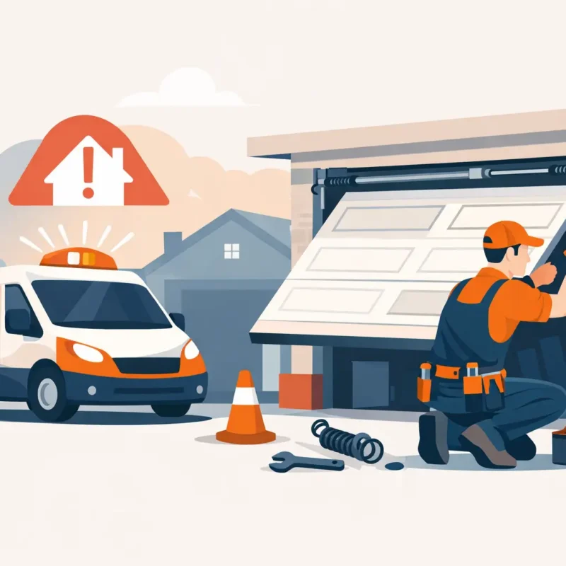 Emergency Garage Door Repair Service When It Counts