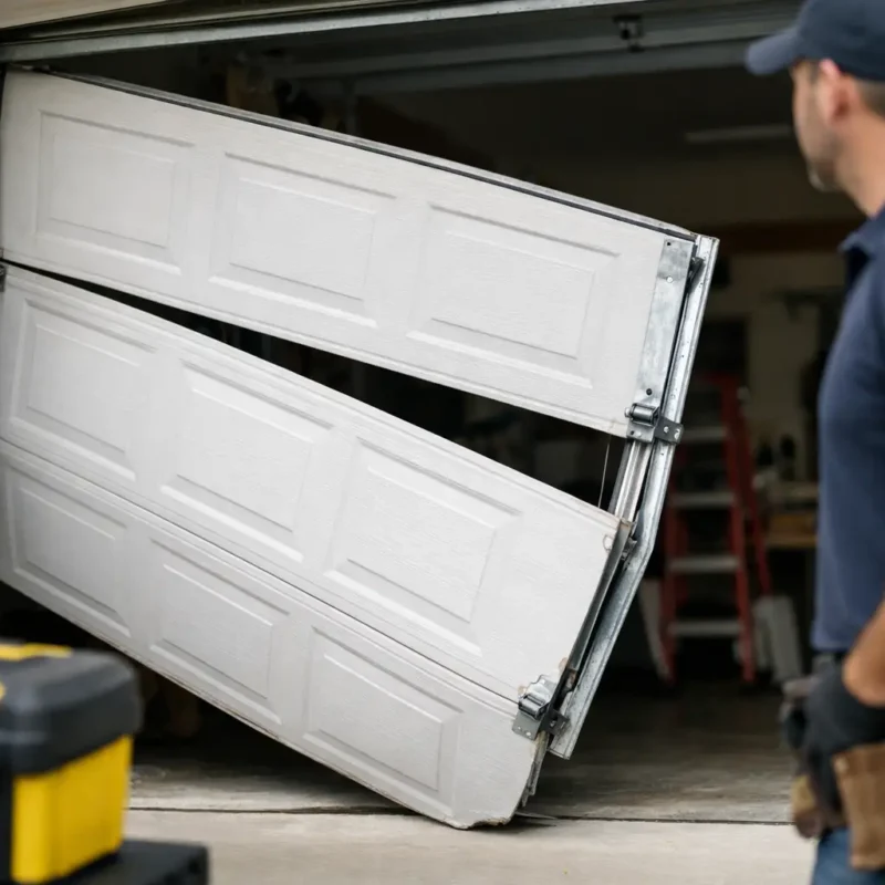 Garage Door Off Track? Stop and Call for Repair