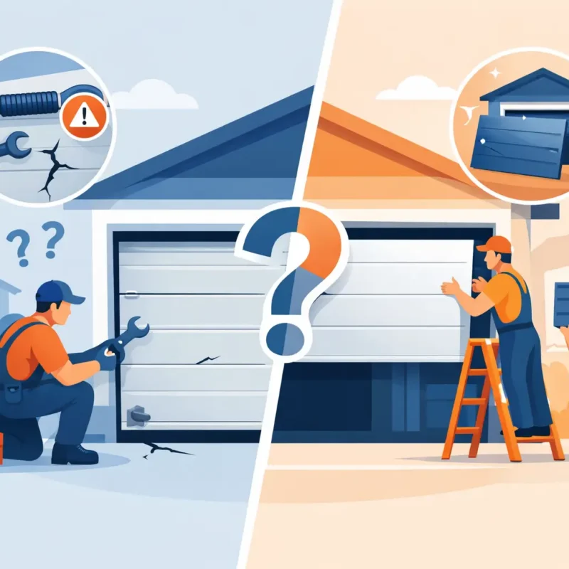 Repair or Replace Garage Door? Know the Signs