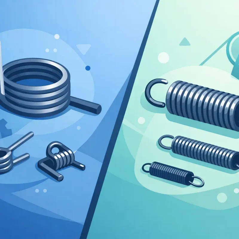 Torsion Spring vs Extension Spring Explained
