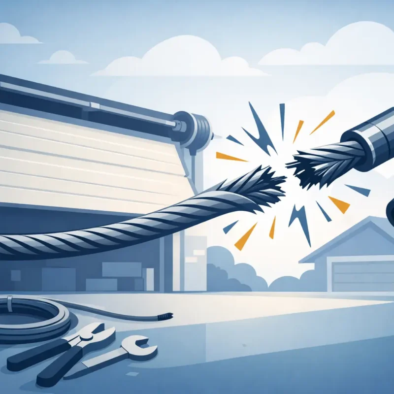 What Causes a Garage Door Cable to Snap Suddenly?