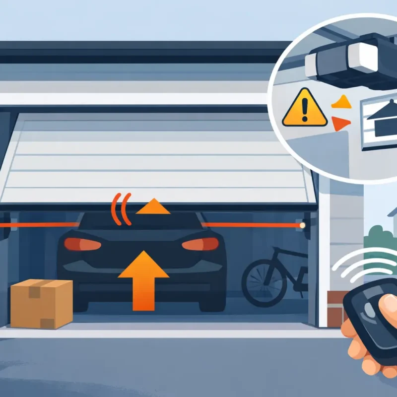Why Garage Door Reverses Before It Closes