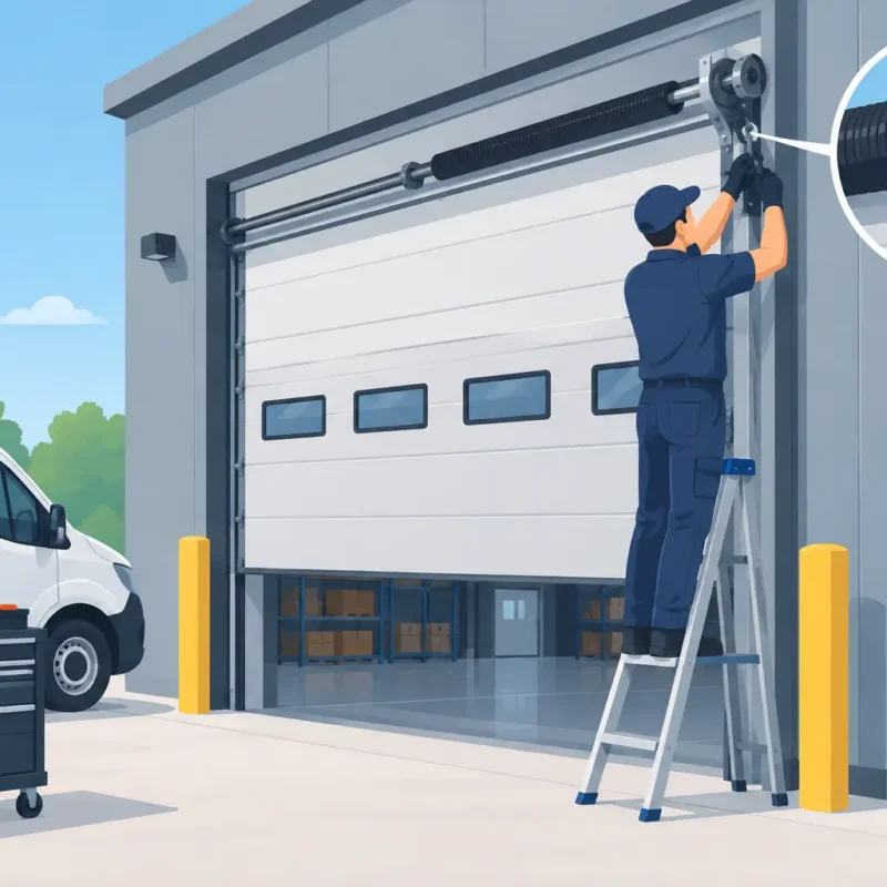 Commercial Overhead Door Repair Example Explained